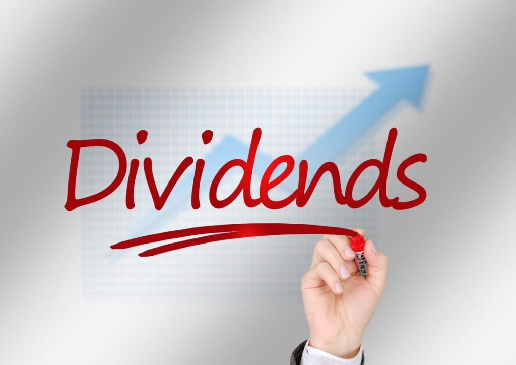 La distribución de dividendos